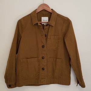 Madewell Garment Dyed Ashwood Chore Coat Small